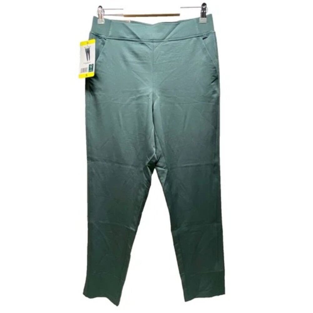 32* Degrees Cool Ankle Pants Women's Small Balsam Green 28"Inseam Activewear NWT
